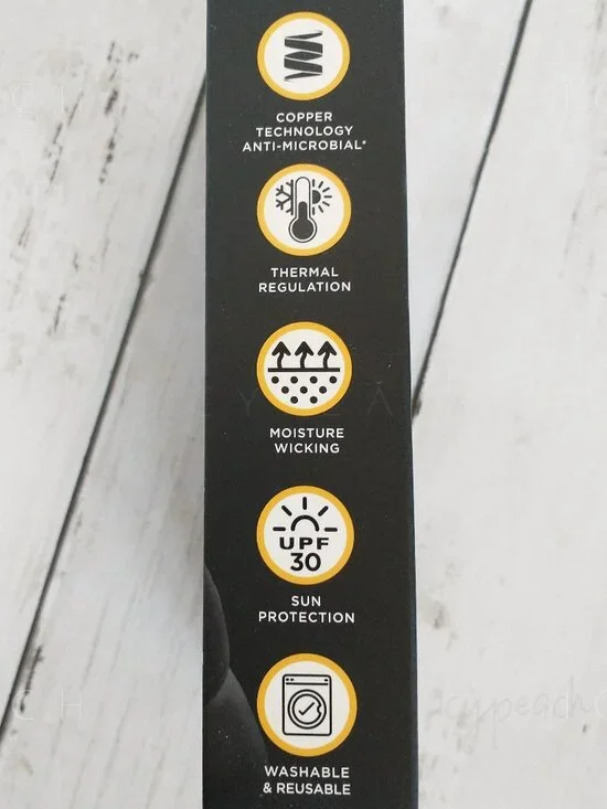 Copper Fit Guardwell Neck Gaiter UPF30 Adult OS Unisex New Face Protector Blue - Picture 3 of 5